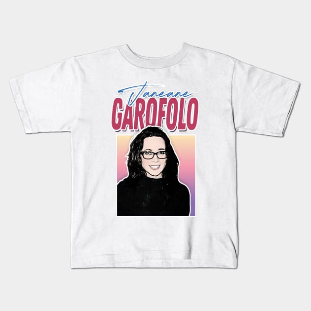 Janeane Garofalo  / Aesthetic 90s Style Fan Design Kids T-Shirt by DankFutura